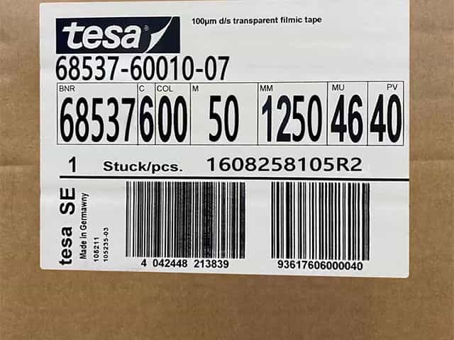 德莎tesa68537自粘性雙面膠帶