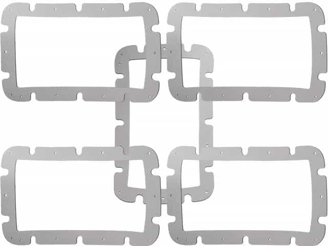 電動(dòng)汽車電池硅膠泡棉襯墊材料組合