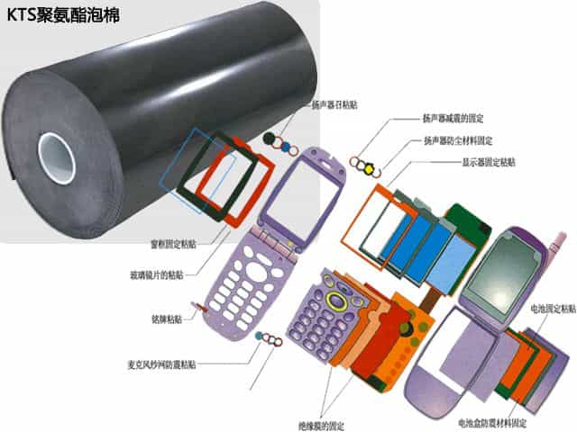 手機(jī)用聚氨酯泡棉材料 手機(jī)用聚氨酯泡棉材料